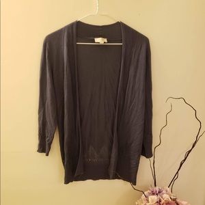 Loft XS purple cardigan